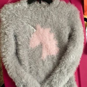 SOLD.    NEW Unicorn Sweater